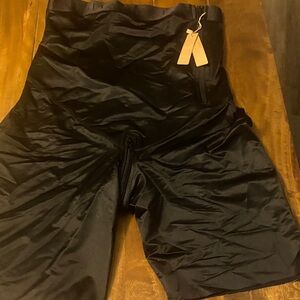 High-Waisted Black Shapewear Shorts